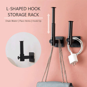 L-shaped Hook Storage Rack