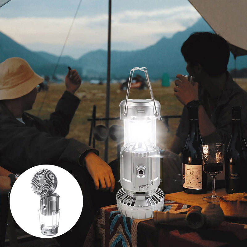 🎐6 in 1 Portable Solar LED Camping Lantern